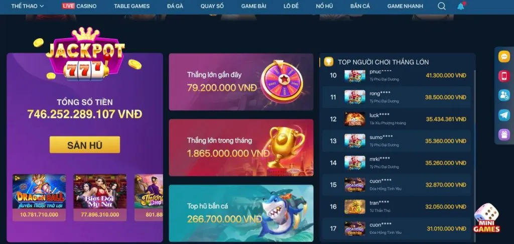 Banner khuyến mãi độc quyền 77win